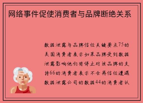 网络事件促使消费者与品牌断绝关系 